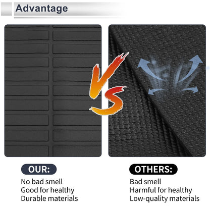 Cargo Liner Rear Trunk Mat for Chevrolet Camaro (2016-2024) Long Grid Pattern