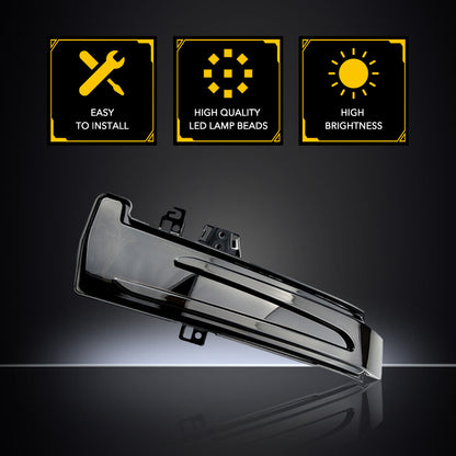 2X Sequential LED Side Mirror Turn Signal Light for Mercedes Benz Class