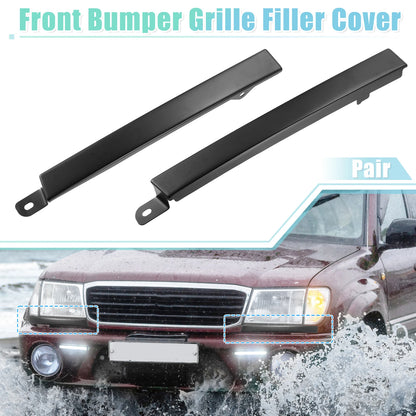Pair Front Headlight Bumper Grille Filler for Toyota  52513-35040 52512-35040