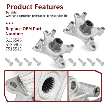 2 x Rear Wheel Hubs for Polaris Sportsman 300 (2008–2010)