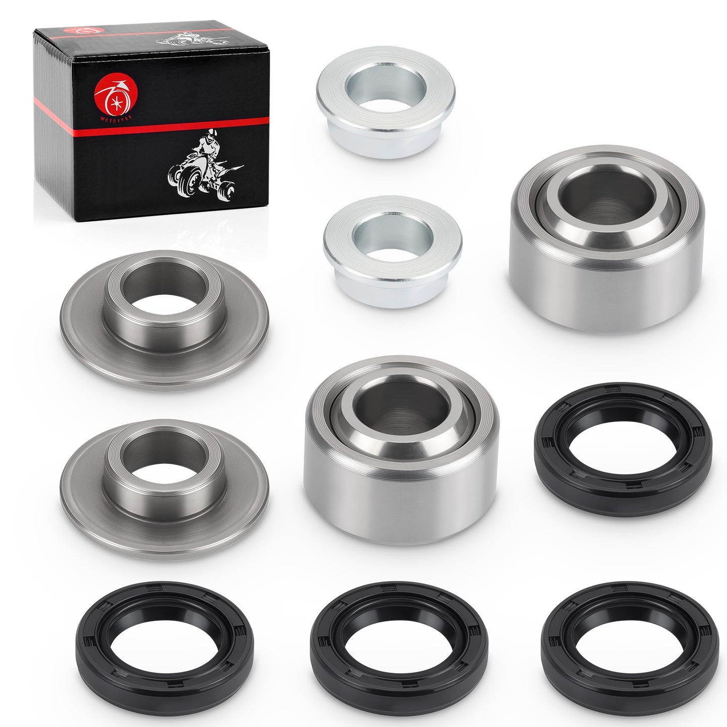 Rear Shock Bushing Bearing Kit for Yamaha Warrior 350 (1987–2004)
