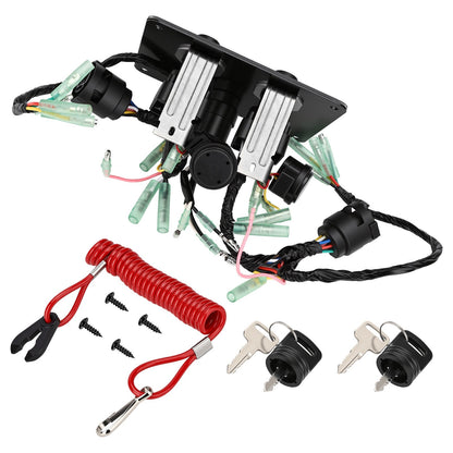 Dual Engine Key Switch Panel for Yamaha Outboard (12V)
