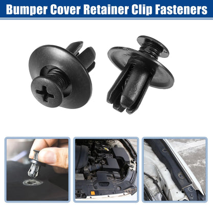 10pcs Bumper Cover Retainer Clip Fasteners for Hyundai Sonata (2011–2019) No. 8659028000