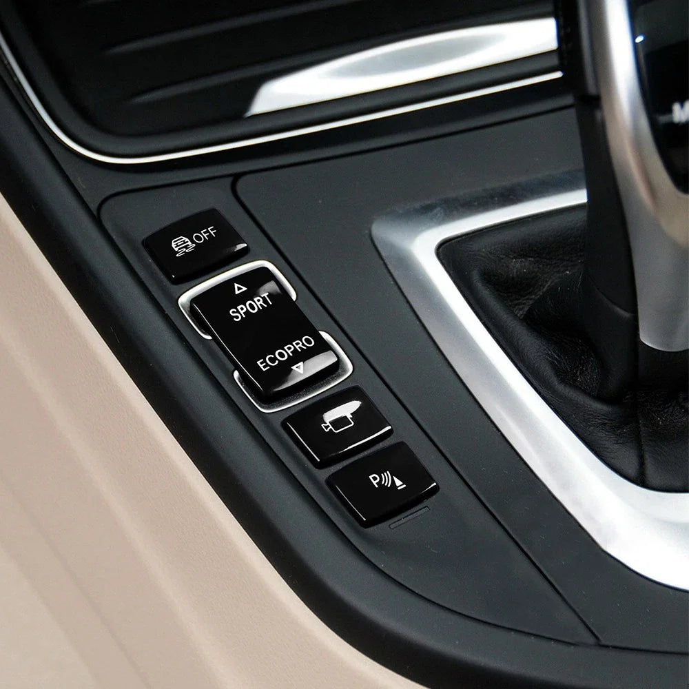 Black Gear Shift Switch Button Cover for BMW 1 2 3 4 Series (2012-2020)