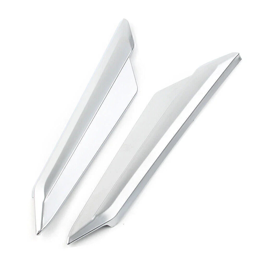Matte Chrome Rear Mirror Trim Cover for Honda Goldwing GL1800 GL1833 (2018-2020)