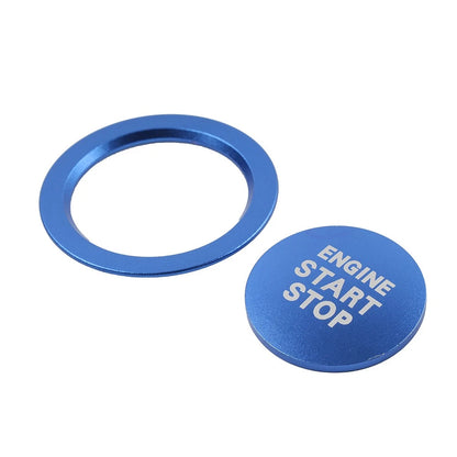 Push Button Cover Ring for Toyota Tacoma Yaris Prius RAV4 (2016–2023) Blue
