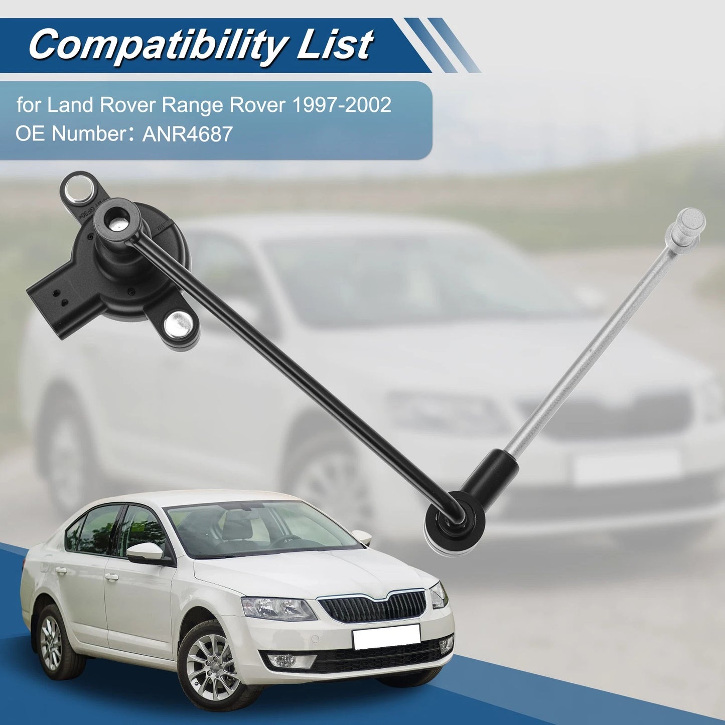 Ride Height Sensor for Land Rover Range Rover (1997–2002) 3 Pin Metal Plastic