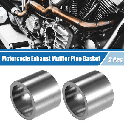 2X Exhaust Muffler Pipe Gasket for Motorcycle (40mm OD)