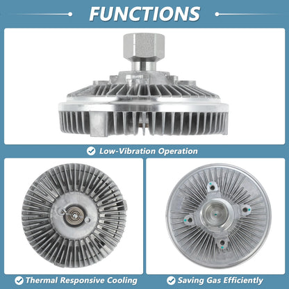 Cooling Fan Clutch for Dodge Ram 1500 2011–2020, Ram 2500 3500 No. 55056840AB