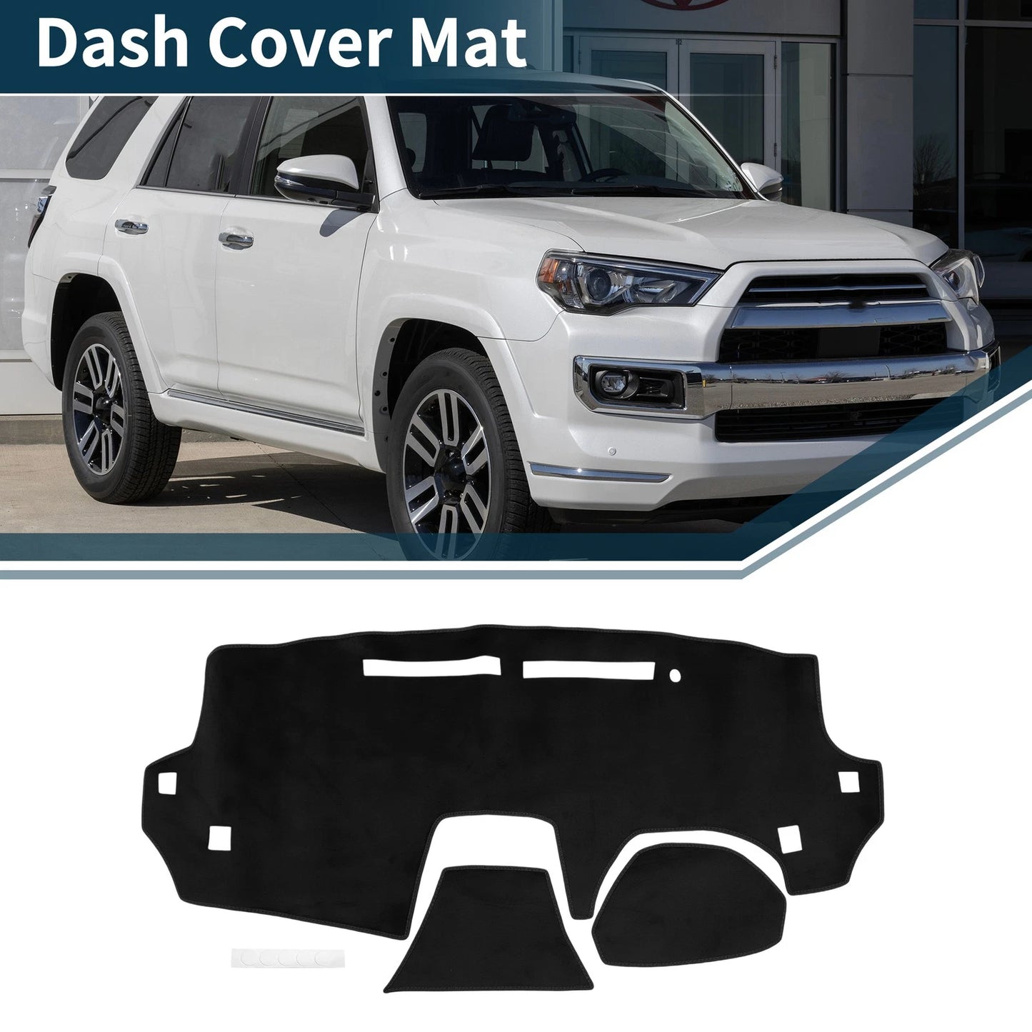 Dashboard Cover Mat for Daihatsu Move LA150S/LA160S (2014–2022) Black Set