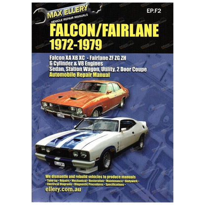 Workshop Manual for Ford Falcon XA XB XC Fairlane (1972–1979)