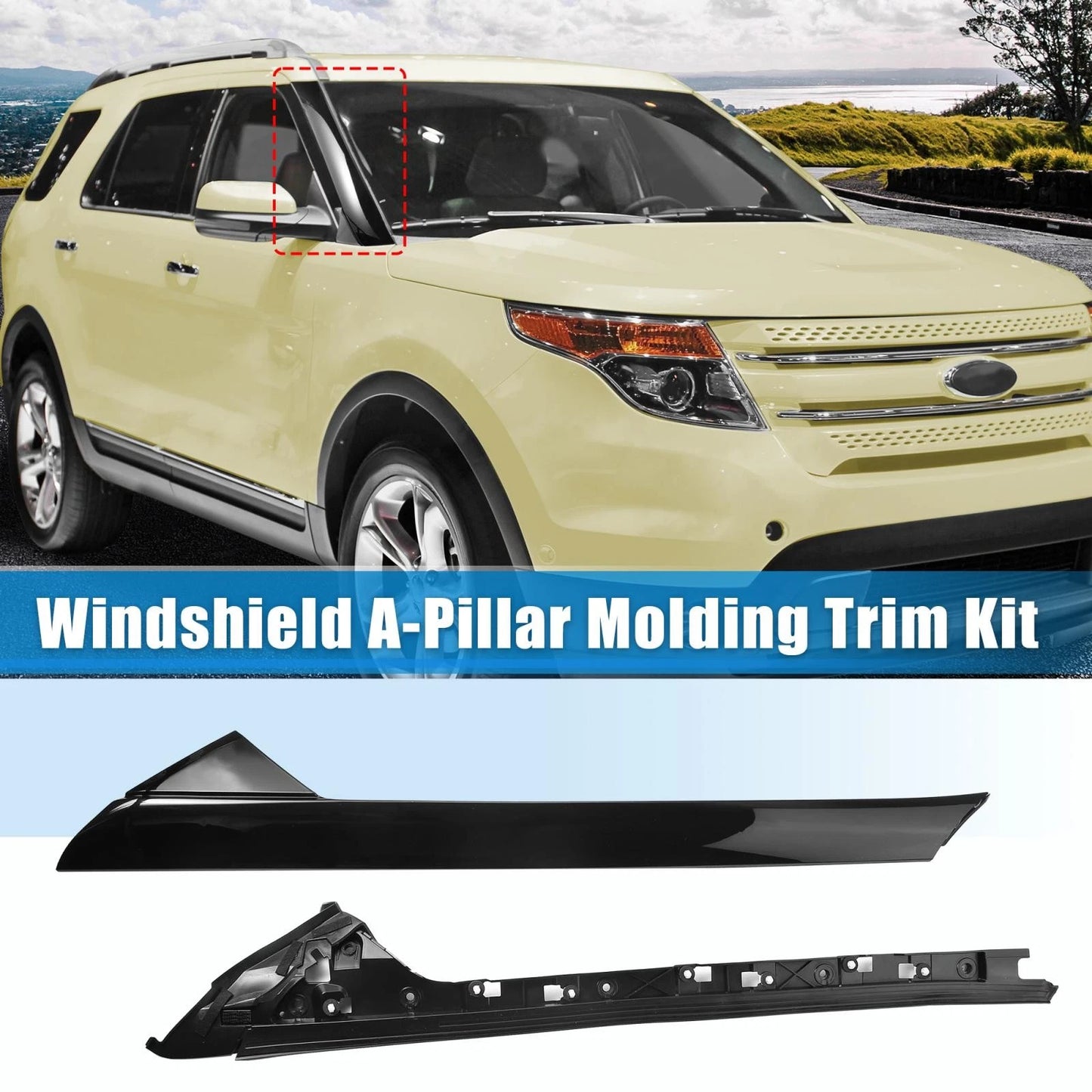Windshield A-Pillar Trim Panel for Ford Explorer (2011–2019) 926-451
