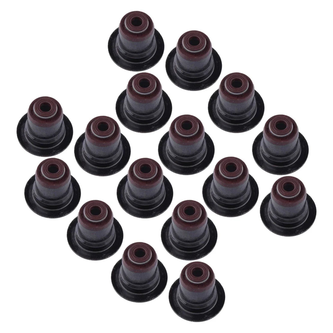 16x Valve Stem Oil Seals for Hyundai Kia 1.6L 1.8L 2.0L 2.4L (2006-2017)