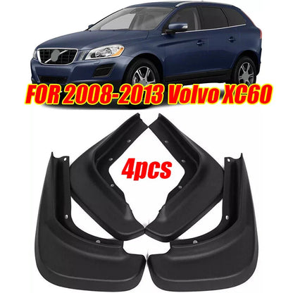 4Pcs / Set / Front & Rear Splash Guards for Volvo XC60 (2008–2013)