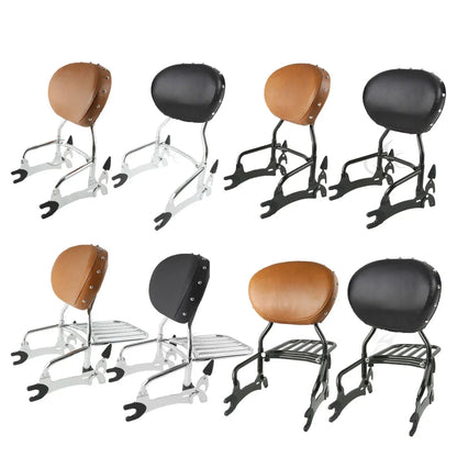 Sissy Bar Backrest Pad Luggage Rack for Indian Chief Vintage Classic (2014-2023)