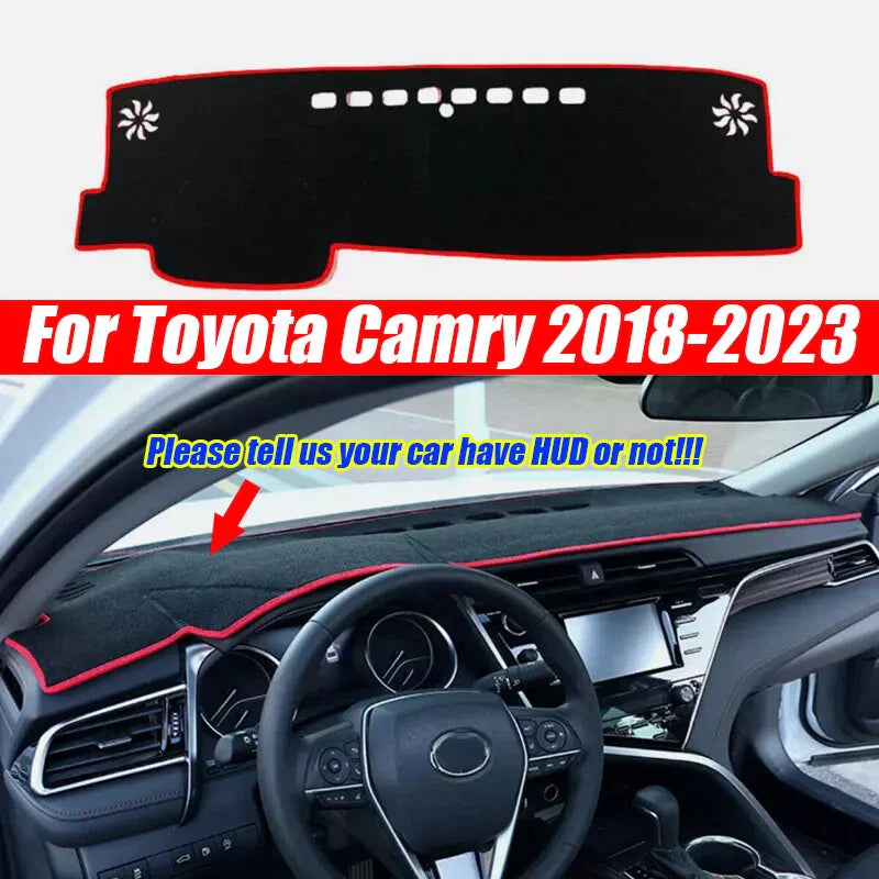 Dashboard Dash Mat DashMat Sun Cover Pad for Toyota Camry (2018–2023)