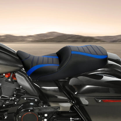 Driver Passenger Seat for Harley Touring CVO Street Road Glide (2009-2023)