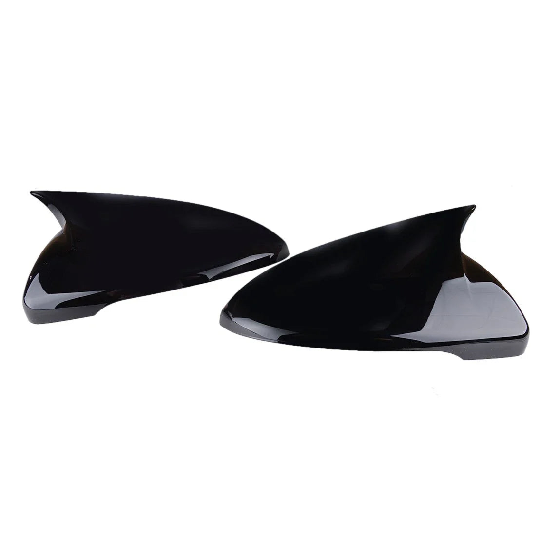 2 x Gloss Black Rear View Mirror Cover Caps for Kia Forte K3 Cerato (2014-2018)