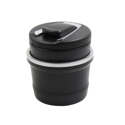 Ashtray Holder for BMW - Blue LED Light Black Shell, Smoke Removal