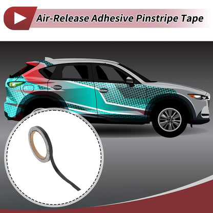 Pinstripe Tape 10mm x 10m for Car Motorcycle Boat Matte Black
