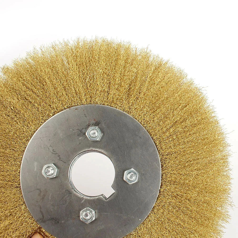 Pure Copper Wire Wheel Brush / Multiple Sizes / Line Pattern
