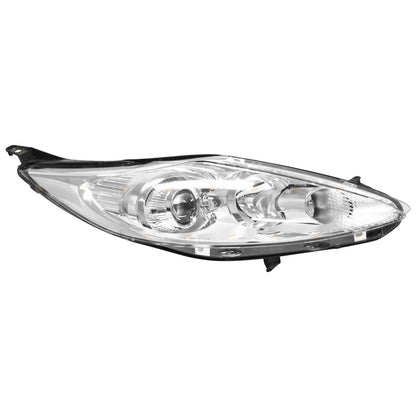 Set of 2 Chrome Projector Headlights for Ford Fiesta WS (2009–2013)