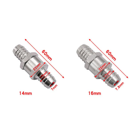 8mm One Way Check Valve Non Return for Gas Diesel Fuel