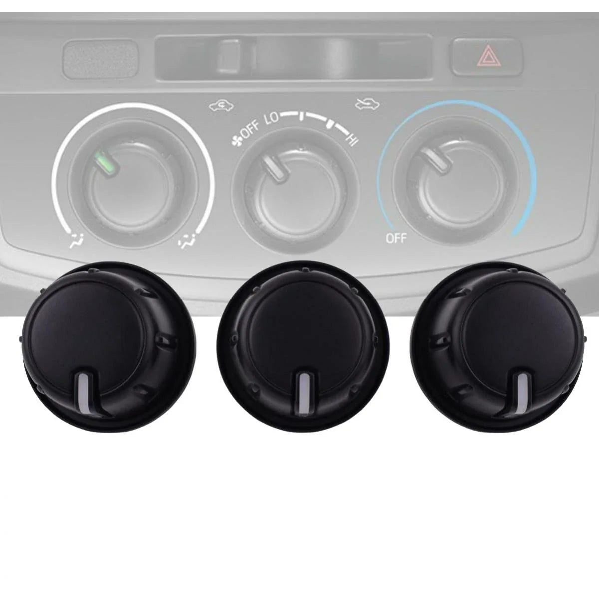 Set Air Condition Panel Control Switch Knob Fits Toyota Hilux Vigo SR5 11-15 ADE
