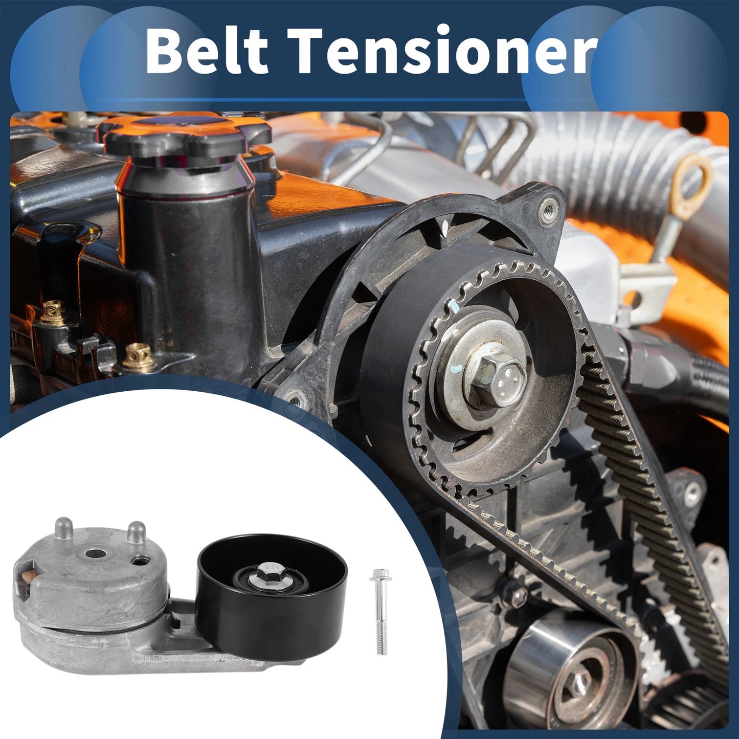 Belt Tensioner for Land Rover Range Rover (2004–2012) No.LHP500100 Metal