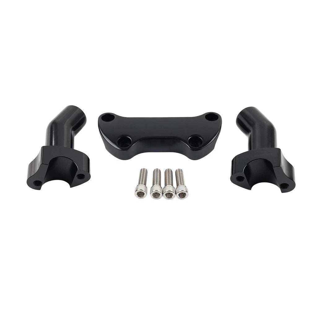 Top Cover Handlebar Risers Clamp for Harley Dyna Softail Sportster (1991–2023)
