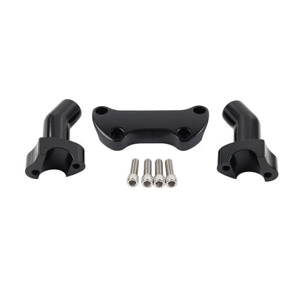 Top Cover Handlebar Risers Clamp for Harley Dyna Softail Sportster (1991–2023)