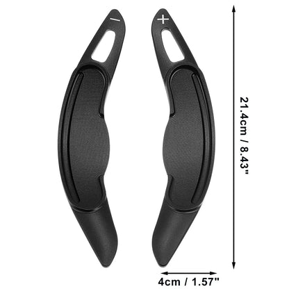 Black Steering Wheel Shift Paddle Extend Cover for BMW Mini Cooper