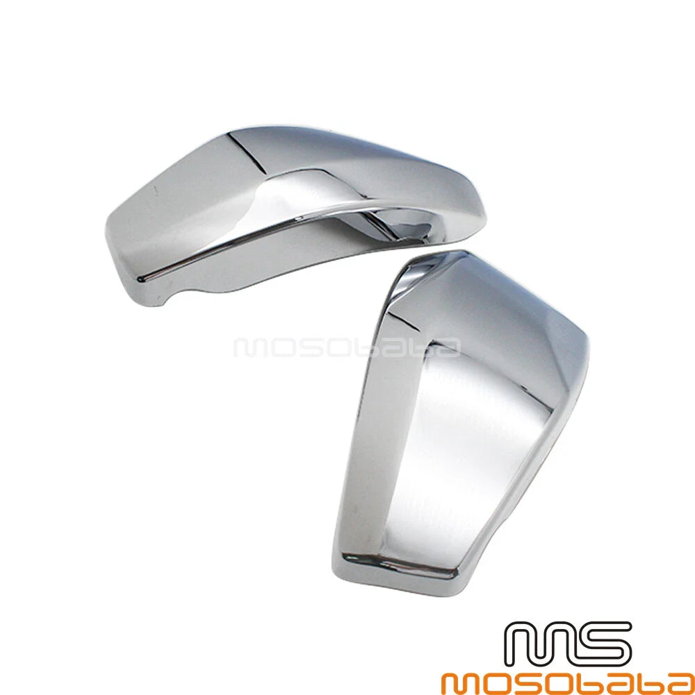 Pair Chrome Motorcycle Side Battery Covers for Honda VTX1300 (2003-2009)