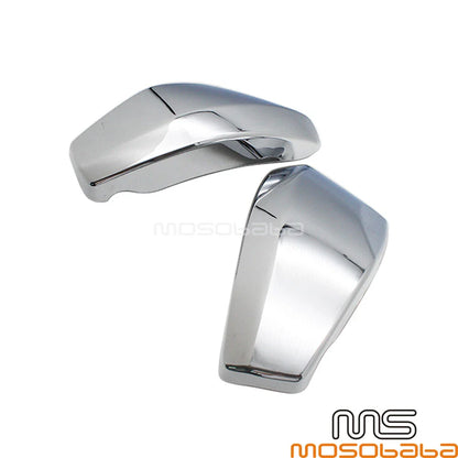 Pair Chrome Motorcycle Side Battery Covers for Honda VTX1300 (2003-2009)