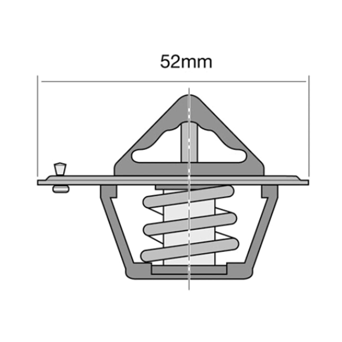 Thermostat for Mitsubishi Lancer CA CB 4cyl 1.5L 4G15 1.6L 4G61 (1988-1992)
