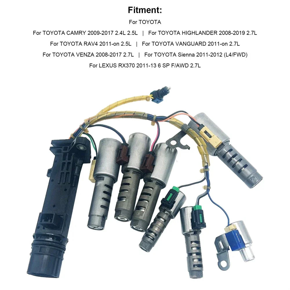 Solenoid w/ Harness for Toyota RAV4 Highlander Sienna Lexus U760E (2006-2019)