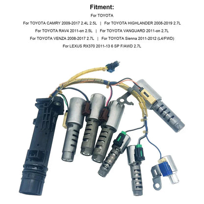 Solenoid w/ Harness for Toyota RAV4 Highlander Sienna Lexus U760E (2006-2019)