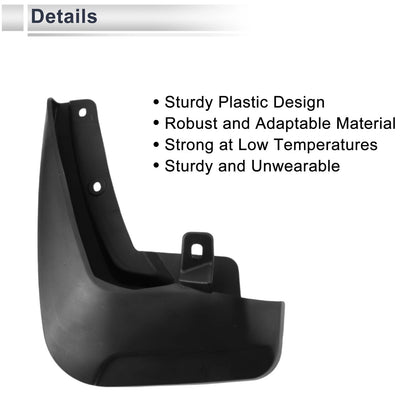Set of 2 Mud Flaps Splash Guards for Audi E-tron (2019–2022)