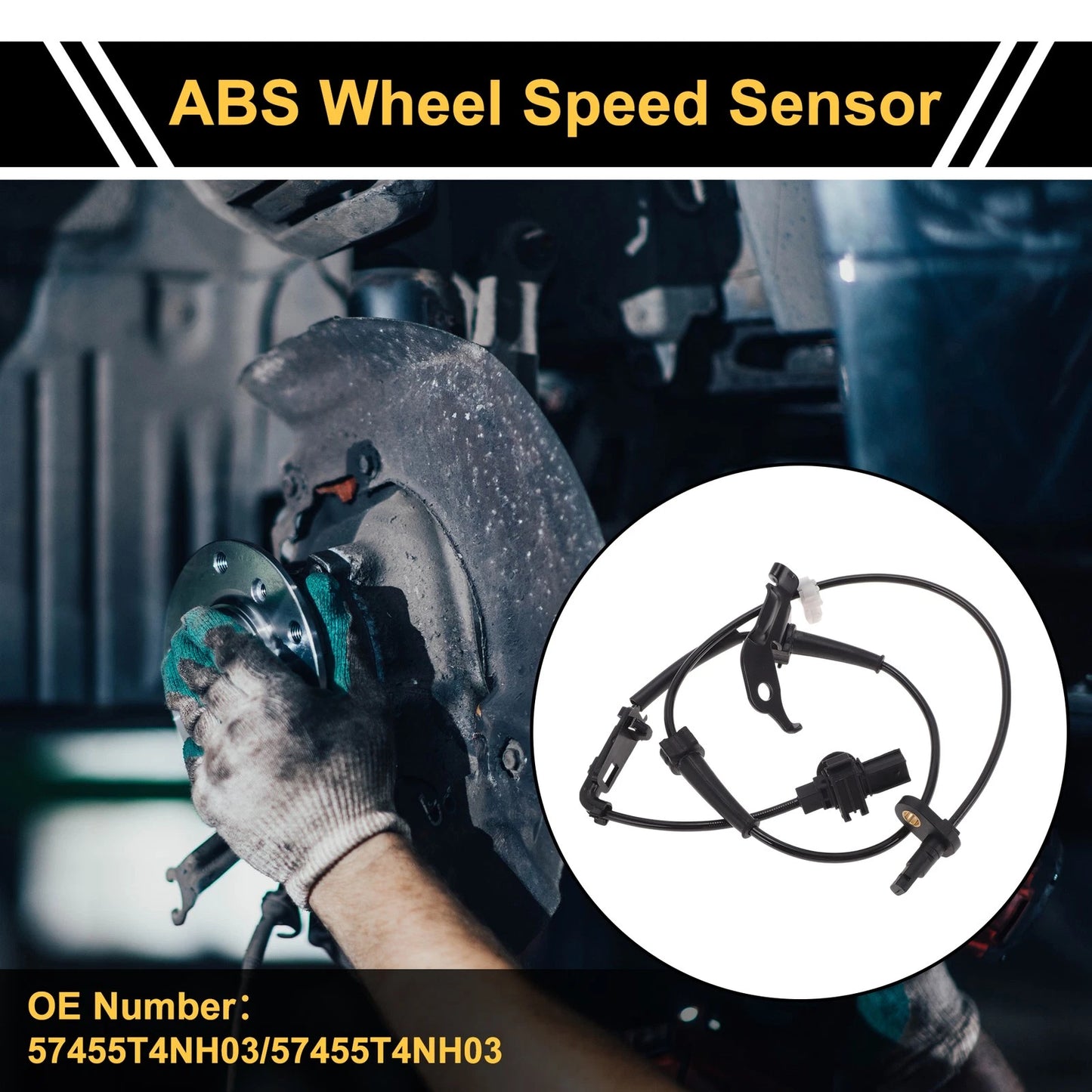 ABS Wheel Speed Sensor No. 57455T4NH03 for Honda Jade (2015–2020)
