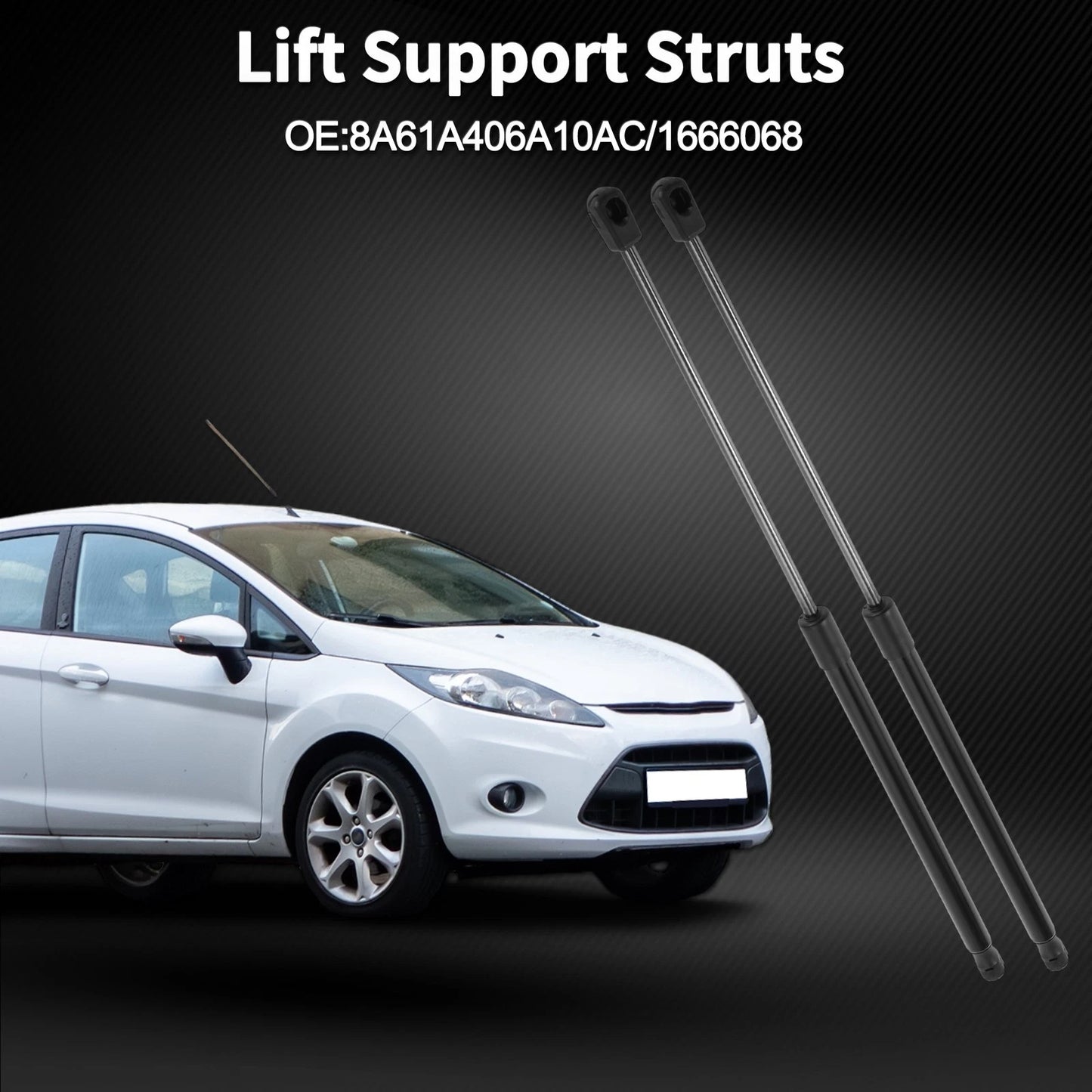 Tailgate Lift Supports Struts No. 8A61A406A10AC/1666068 for Ford Fiesta (2008–2017)