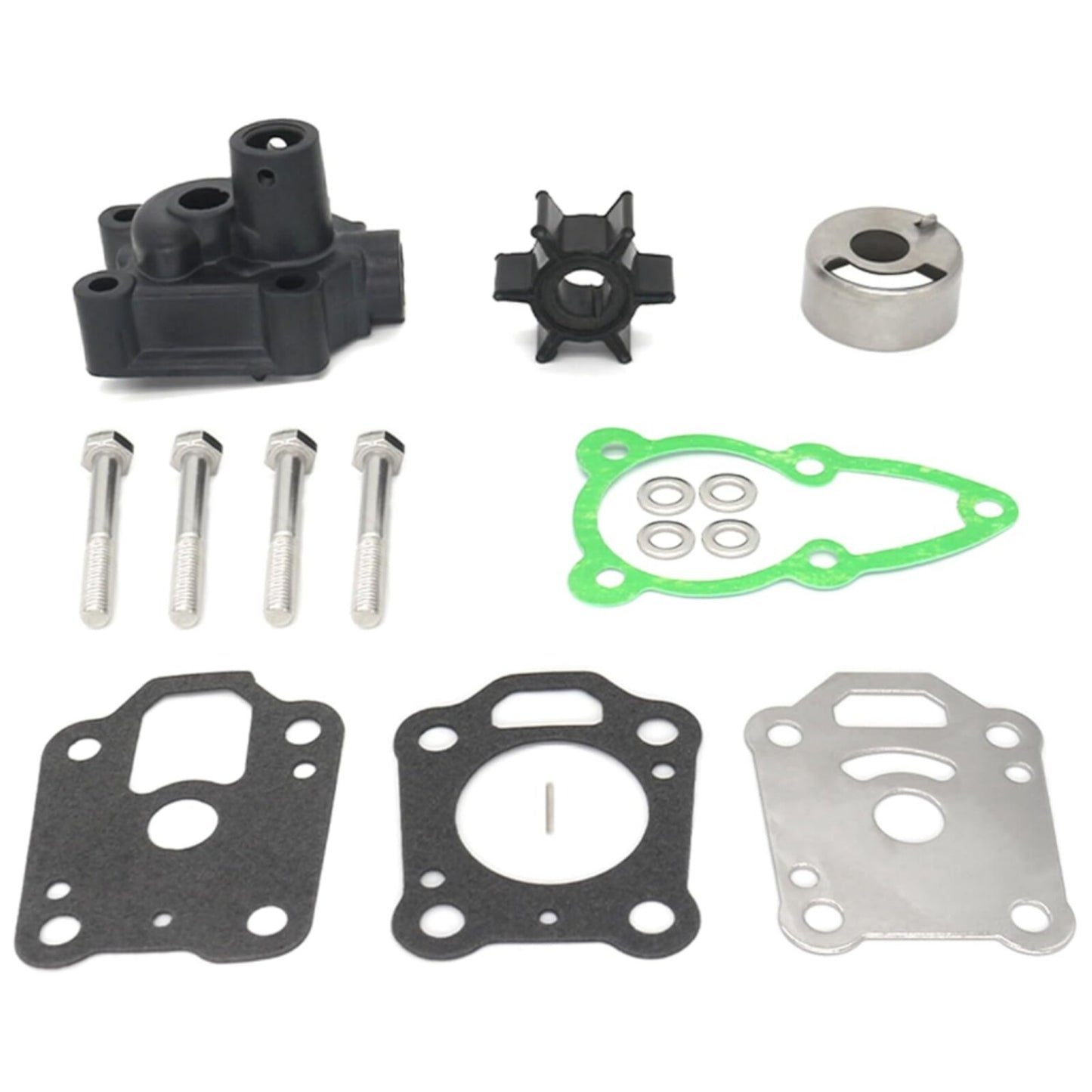 Water Pump Impeller Kit for Nissan Tohatsu 4-6HP (1990–2023)