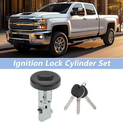 Ignition Lock Cylinder w/ Key for Chevy Silverado 1500 (2007–2013) No.19120038