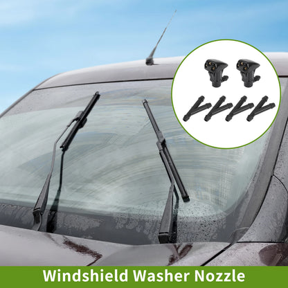 Set of 1 Windshield Washer Nozzle with Hose Connector for Hyundai  No. 986302E100