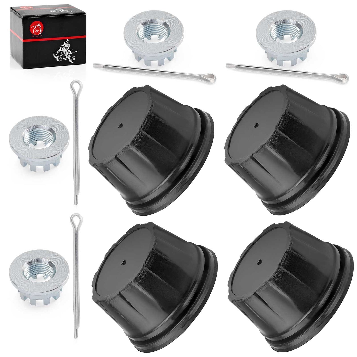 Set of 4 Wheel Center Caps for Honda FourTrax 300 (1992–2000)