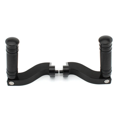 Rear Passenger Foot Pegs for Harley Touring (1993-2023) Black