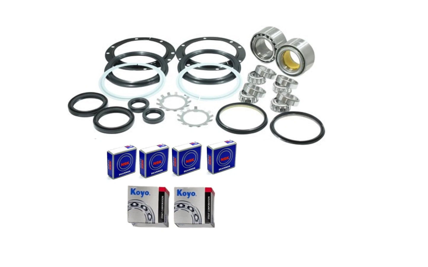 Swivel Hub Kit + Wheel Bearings for Suzuki Jimny 4WD (1998–2018)