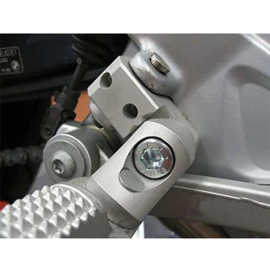 Silver Aluminum CNC Motorcycle Foot Pegs