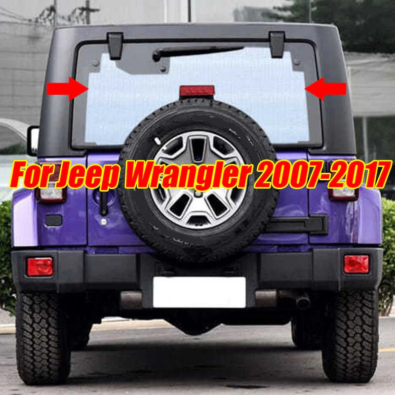 Rear Windshield Privacy Interior Sunshade Cover for Jeep Wrangler (2007–2017)