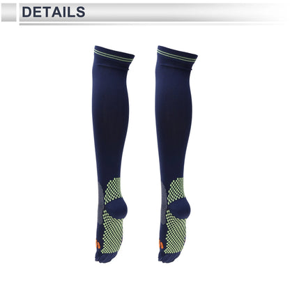 Cycling Socks Anti-Slip Size M Polka Dot Navy Light Green