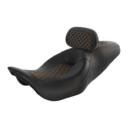 Driver Passenger Seat Rider Backrest for Harley Street Glide (2009-2023)